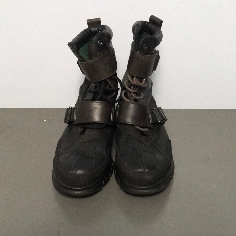 Varick Leather Ralph Lauren Polo Boots